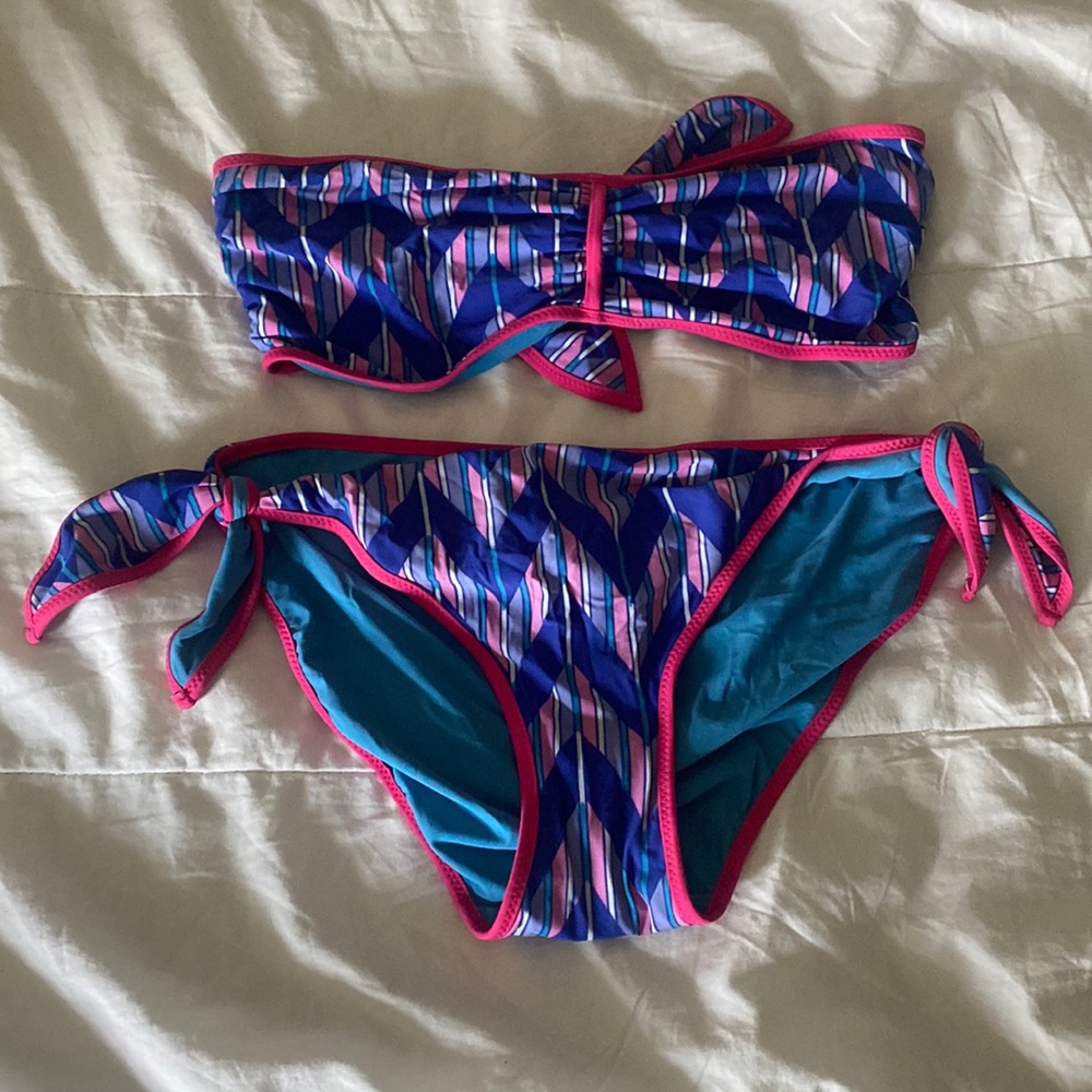 Marc Jacobs reversible bandeau bikini